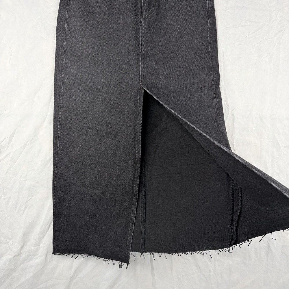 Pistola ALICE Los Angeles Black Denim Midi Skirt HIGH RISE SZ-26-NWT Cotton - Picture 5 of 16